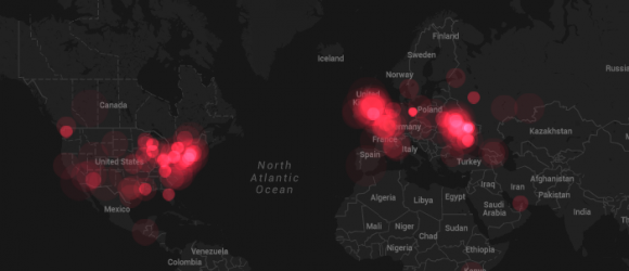 Откуда идут твиты с хештегом #euromaidan