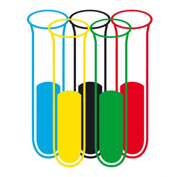 Альтернативный логотип олимпиады в свете допингового скандала от Бьёрна Карнебогена