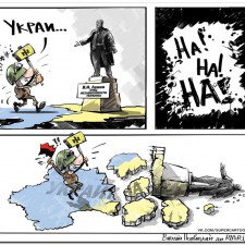 Последствия сноса памятников Ленину на Украине (который присоединил Новороссию к Украине)